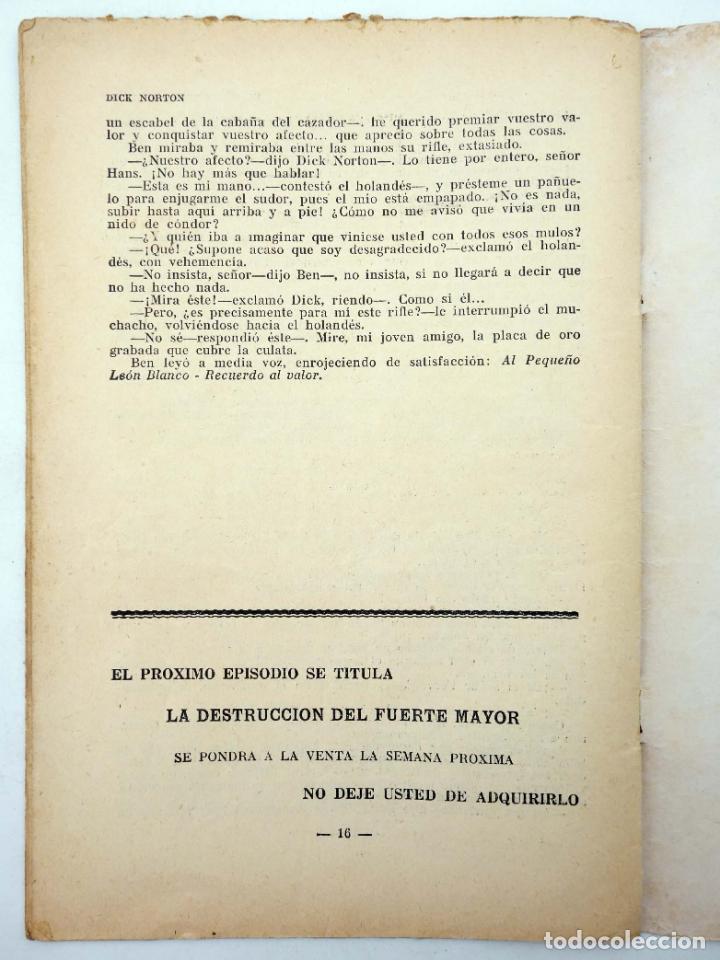 C&oacute;mics: DICK NORTON, EL H&Eacute;ROE DEL FAR WEST 26. EL JOVEN H&Eacute;ROE DEL FAR-WEST. Vecchi, Circa 1930 - Foto 4