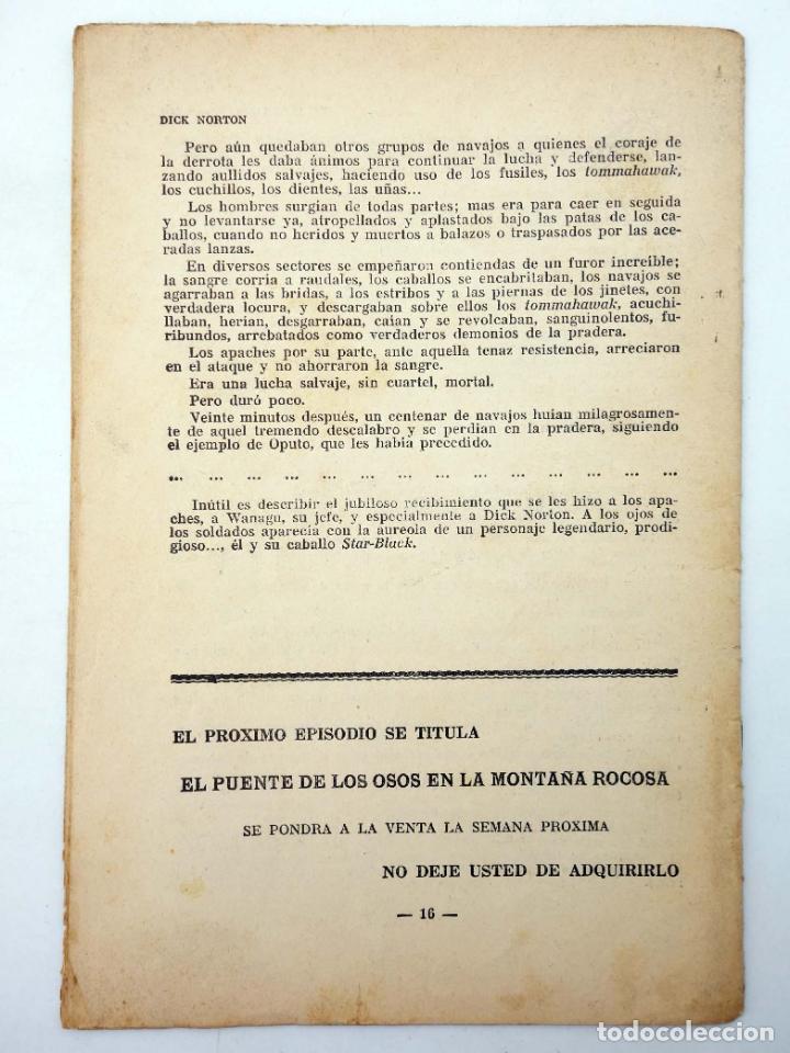 C&oacute;mics: DICK NORTON, EL H&Eacute;ROE DEL FAR WEST 21. EN EL PALO SANGRIENTO. Vecchi, Circa 1930 - Foto 4