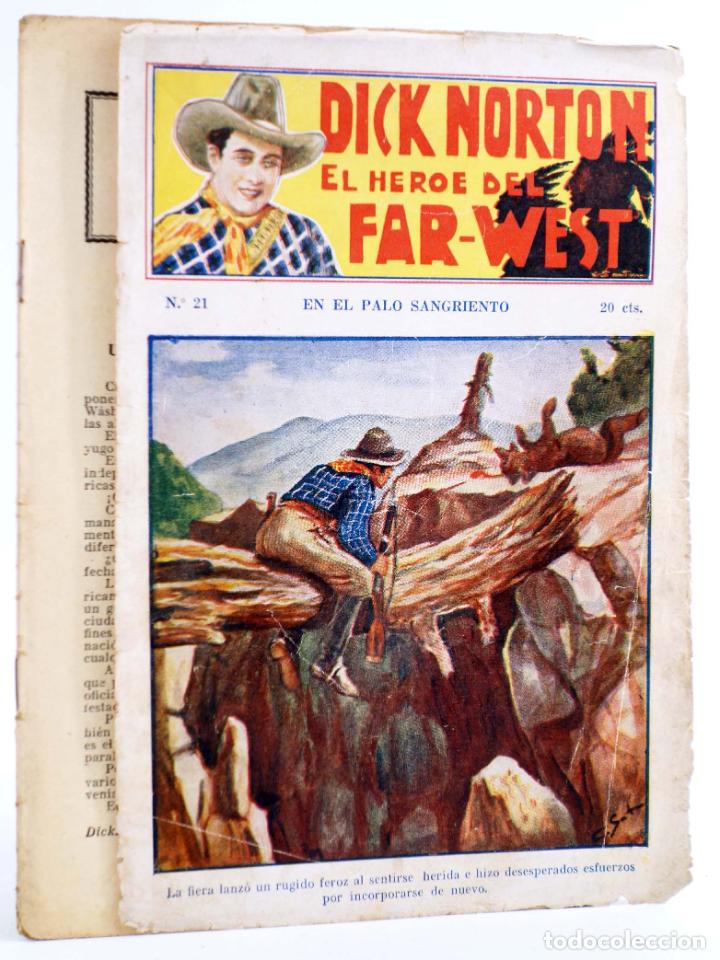 C&oacute;mics: DICK NORTON, EL H&Eacute;ROE DEL FAR WEST 21. EN EL PALO SANGRIENTO. Vecchi, Circa 1930 - Foto 1