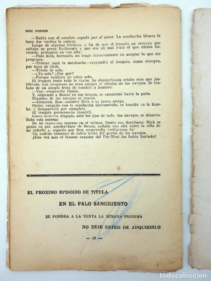 C&oacute;mics: DICK NORTON, EL H&Eacute;ROE DEL FAR WEST 20. EN LA V&Iacute;A DEL FERROCARRIL DEL PAC&Iacute;FICO. Vecchi, Circa 1930 - Foto 5