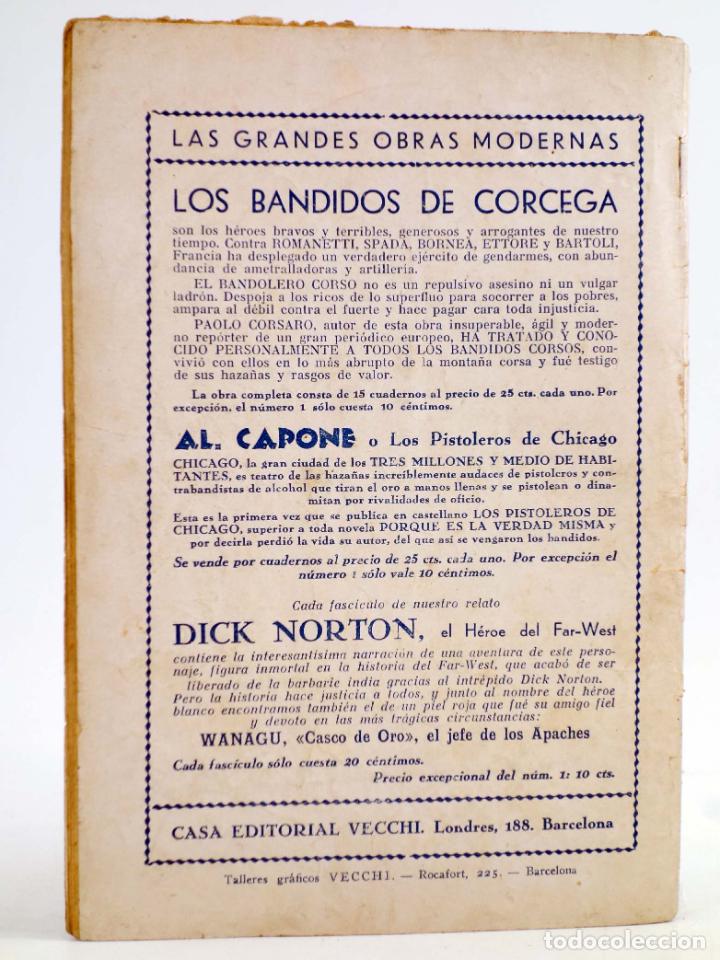 C&oacute;mics: DICK NORTON, EL H&Eacute;ROE DEL FAR WEST 14. EN PLENA PRADERA SALVAJE. Vecchi, Circa 1930 - Foto 2