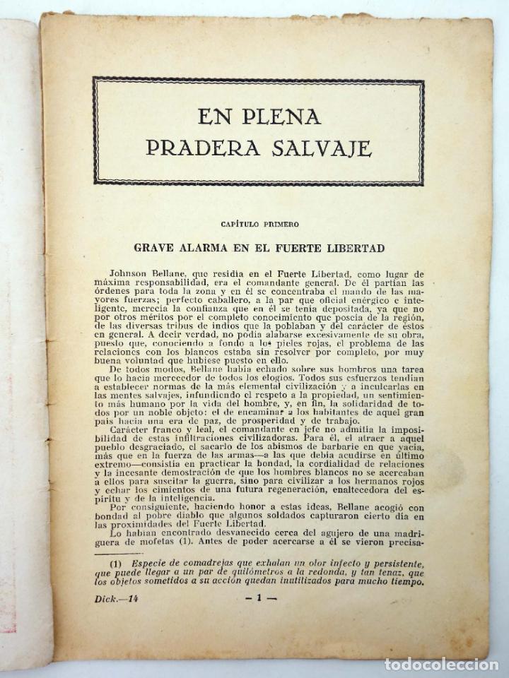 C&oacute;mics: DICK NORTON, EL H&Eacute;ROE DEL FAR WEST 14. EN PLENA PRADERA SALVAJE. Vecchi, Circa 1930 - Foto 3