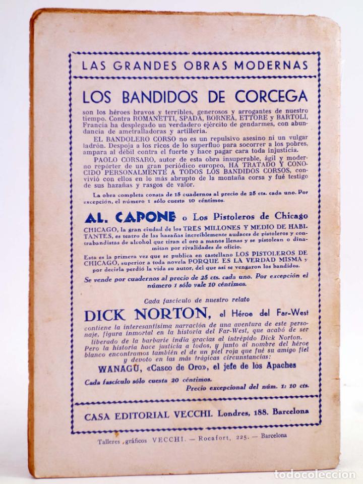 C&oacute;mics: DICK NORTON, EL H&Eacute;ROE DEL FAR WEST 16. LOS LOBOS DE LA PRADERA. Vecchi, Circa 1930 - Foto 2