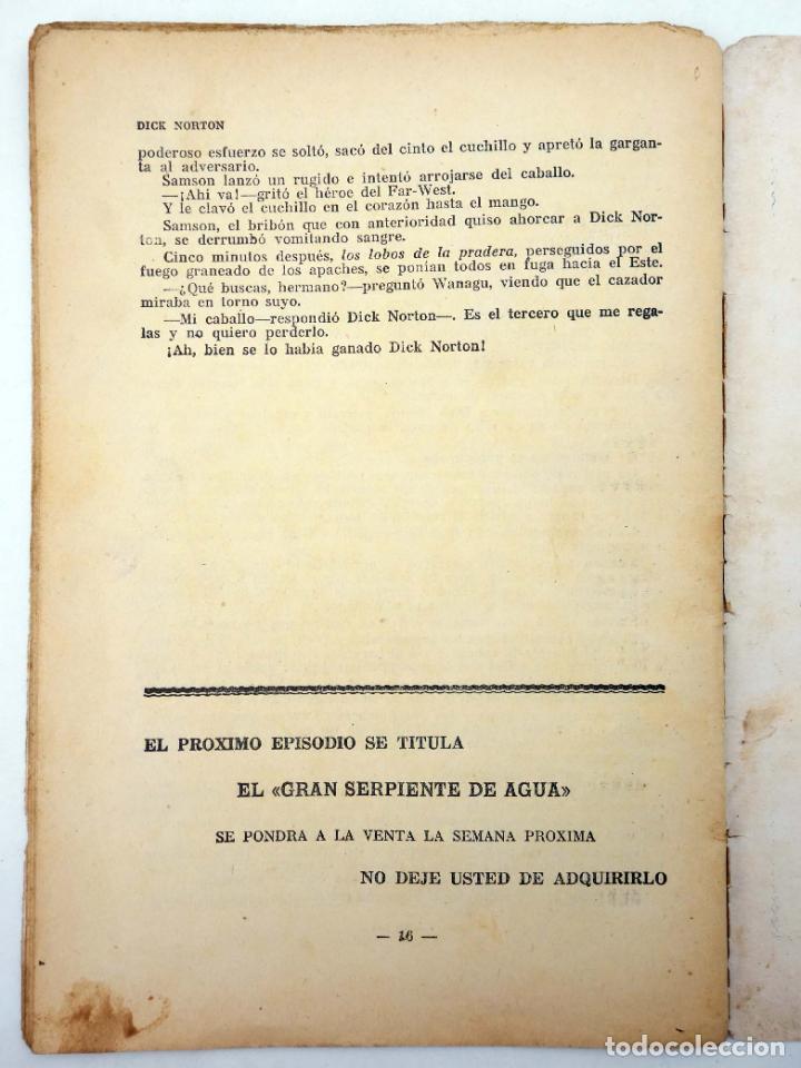 C&oacute;mics: DICK NORTON, EL H&Eacute;ROE DEL FAR WEST 16. LOS LOBOS DE LA PRADERA. Vecchi, Circa 1930 - Foto 4