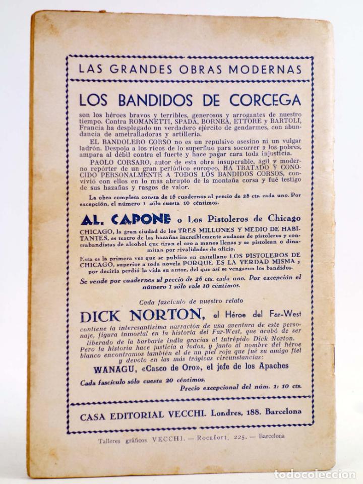 C&oacute;mics: DICK NORTON, EL H&Eacute;ROE DEL FAR WEST 17. EL GRAN SERPIENTE DE AGUA. Vecchi, Circa 1930 - Foto 2