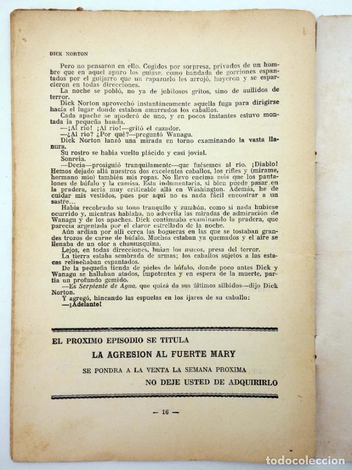 C&oacute;mics: DICK NORTON, EL H&Eacute;ROE DEL FAR WEST 17. EL GRAN SERPIENTE DE AGUA. Vecchi, Circa 1930 - Foto 4
