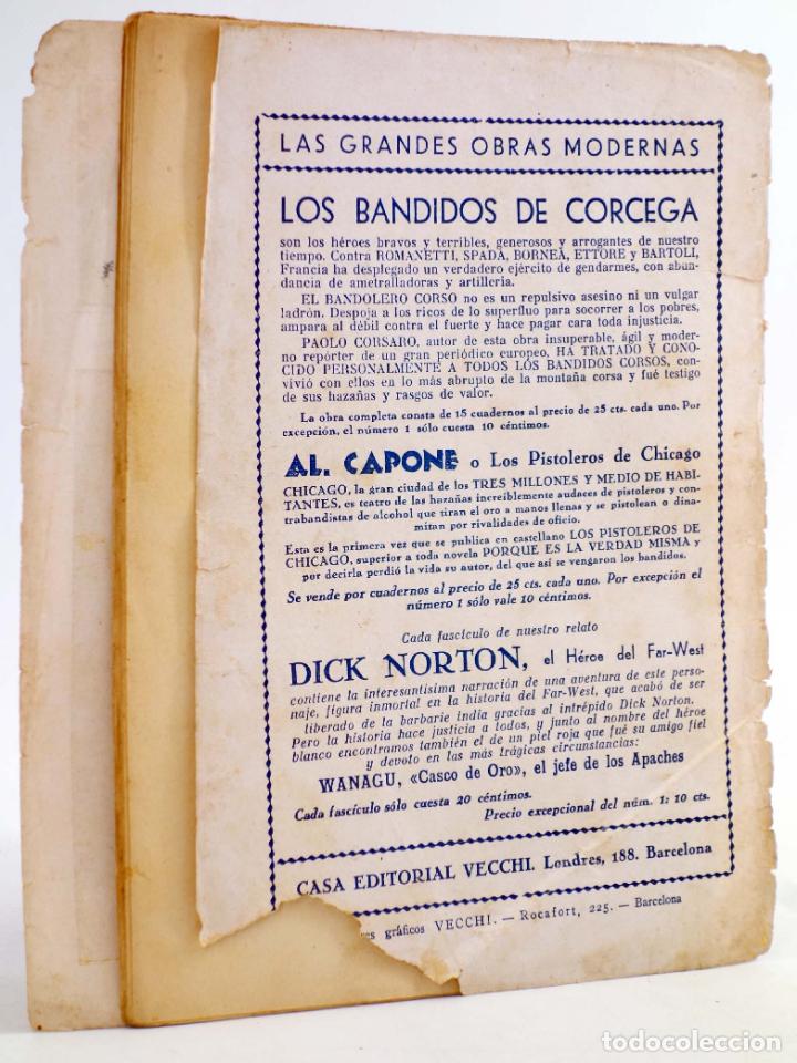 C&oacute;mics: DICK NORTON, EL H&Eacute;ROE DEL FAR WEST 8. GUERRA SIN CUARTEL. Vecchi, Circa 1930 - Foto 2