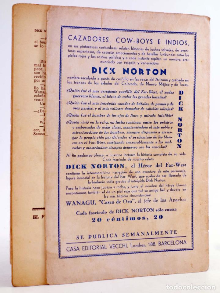 C&oacute;mics: DICK NORTON, EL H&Eacute;ROE DEL FAR WEST 9. EL ESP&Iacute;A DE ARKANSAS. Vecchi, Circa 1930 - Foto 2
