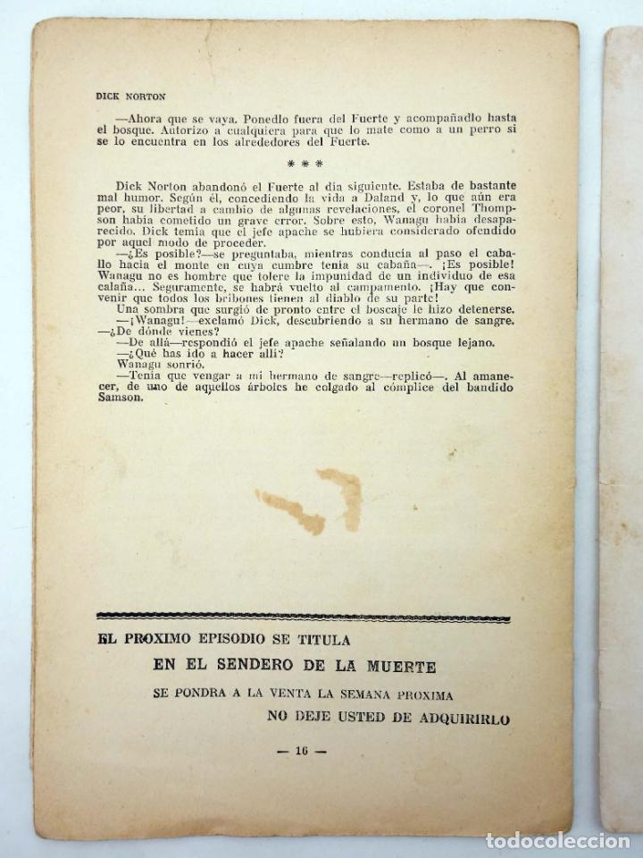 C&oacute;mics: DICK NORTON, EL H&Eacute;ROE DEL FAR WEST 9. EL ESP&Iacute;A DE ARKANSAS. Vecchi, Circa 1930 - Foto 4
