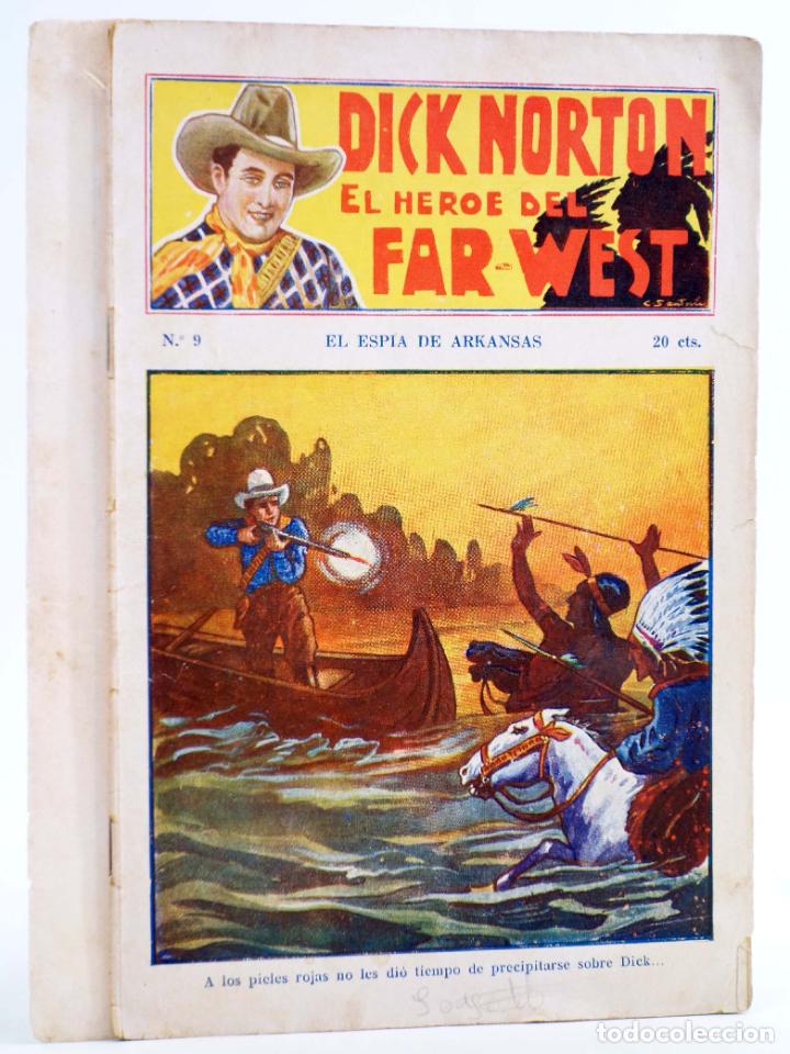 C&oacute;mics: DICK NORTON, EL H&Eacute;ROE DEL FAR WEST 9. EL ESP&Iacute;A DE ARKANSAS. Vecchi, Circa 1930 - Foto 1