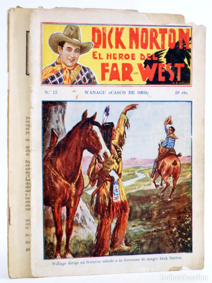 C&oacute;mics: DICK NORTON, EL H&Eacute;ROE DEL FAR WEST 12. WANAGU CASCO DE ORO. Vecchi, Circa 1930 - Foto 1