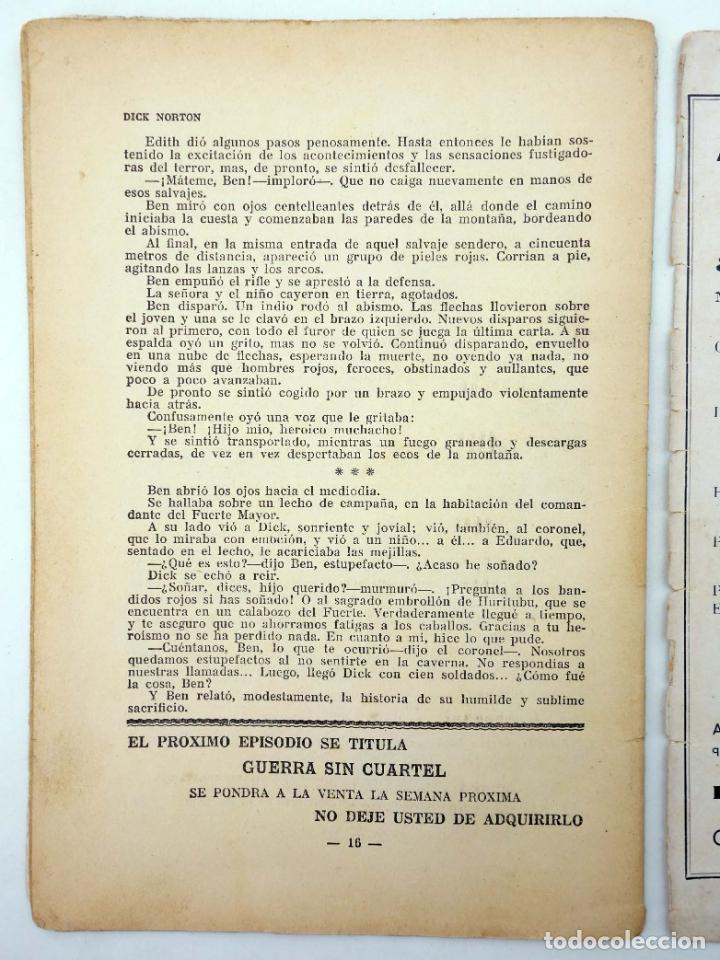 C&oacute;mics: DICK NORTON, EL H&Eacute;ROE DEL FAR WEST 7. LA PRADERA EN LLAMAS. Vecchi, Circa 1930 - Foto 4
