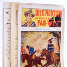 Cómics: DICK NORTON, EL HÉROE DEL FAR WEST 7. LA PRADERA EN LLAMAS. VECCHI, CIRCA 1930