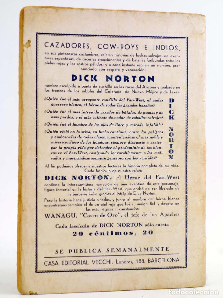 C&oacute;mics: DICK NORTON, EL H&Eacute;ROE DEL FAR WEST 4. APACHES CONTRA NAVAJOS. Vecchi, Circa 1930 - Foto 2