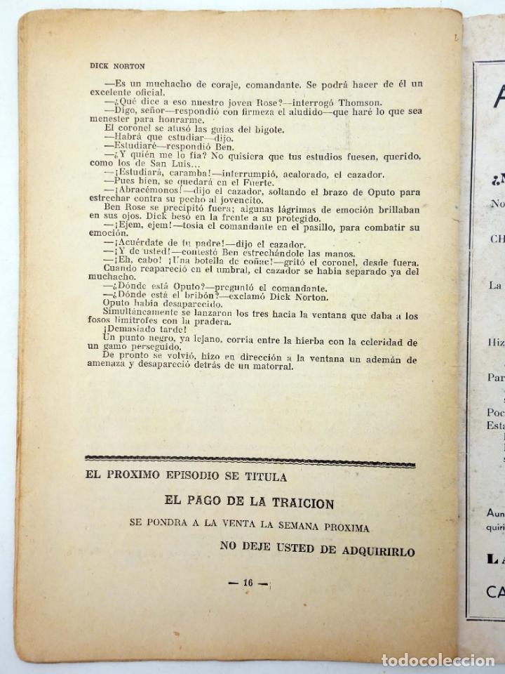 C&oacute;mics: DICK NORTON, EL H&Eacute;ROE DEL FAR WEST 4. APACHES CONTRA NAVAJOS. Vecchi, Circa 1930 - Foto 4
