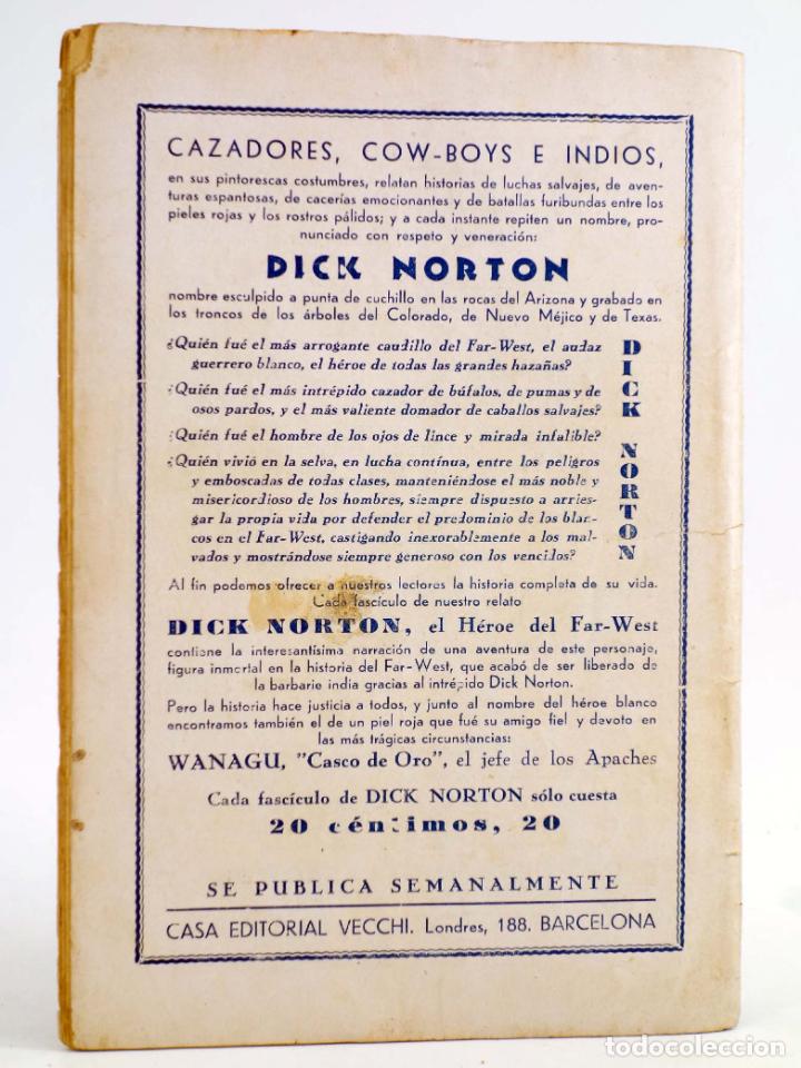 C&oacute;mics: DICK NORTON, EL H&Eacute;ROE DEL FAR WEST 5. EL PAGO DE LA TRAICI&Oacute;N. Vecchi, Circa 1930 - Foto 2