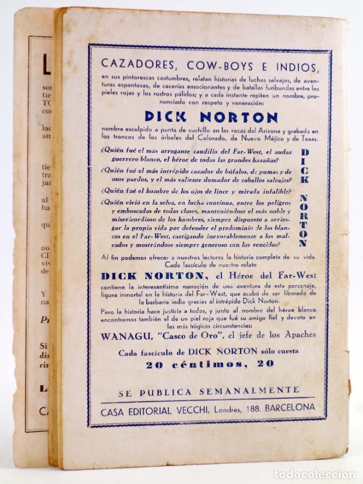 C&oacute;mics: DICK NORTON, EL H&Eacute;ROE DEL FAR WEST 6. LA MUJER DEL JEFE. Vecchi, Circa 1930 - Foto 2
