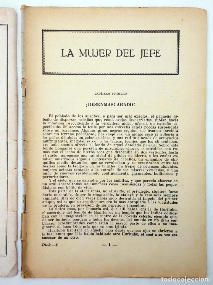 C&oacute;mics: DICK NORTON, EL H&Eacute;ROE DEL FAR WEST 6. LA MUJER DEL JEFE. Vecchi, Circa 1930 - Foto 3