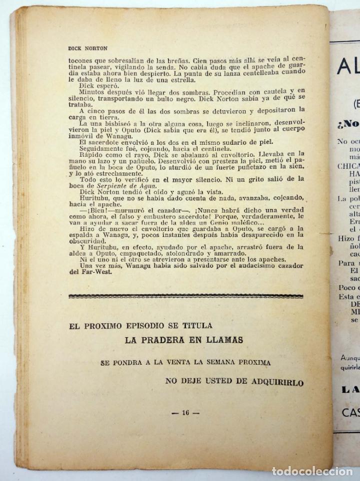 C&oacute;mics: DICK NORTON, EL H&Eacute;ROE DEL FAR WEST 6. LA MUJER DEL JEFE. Vecchi, Circa 1930 - Foto 4