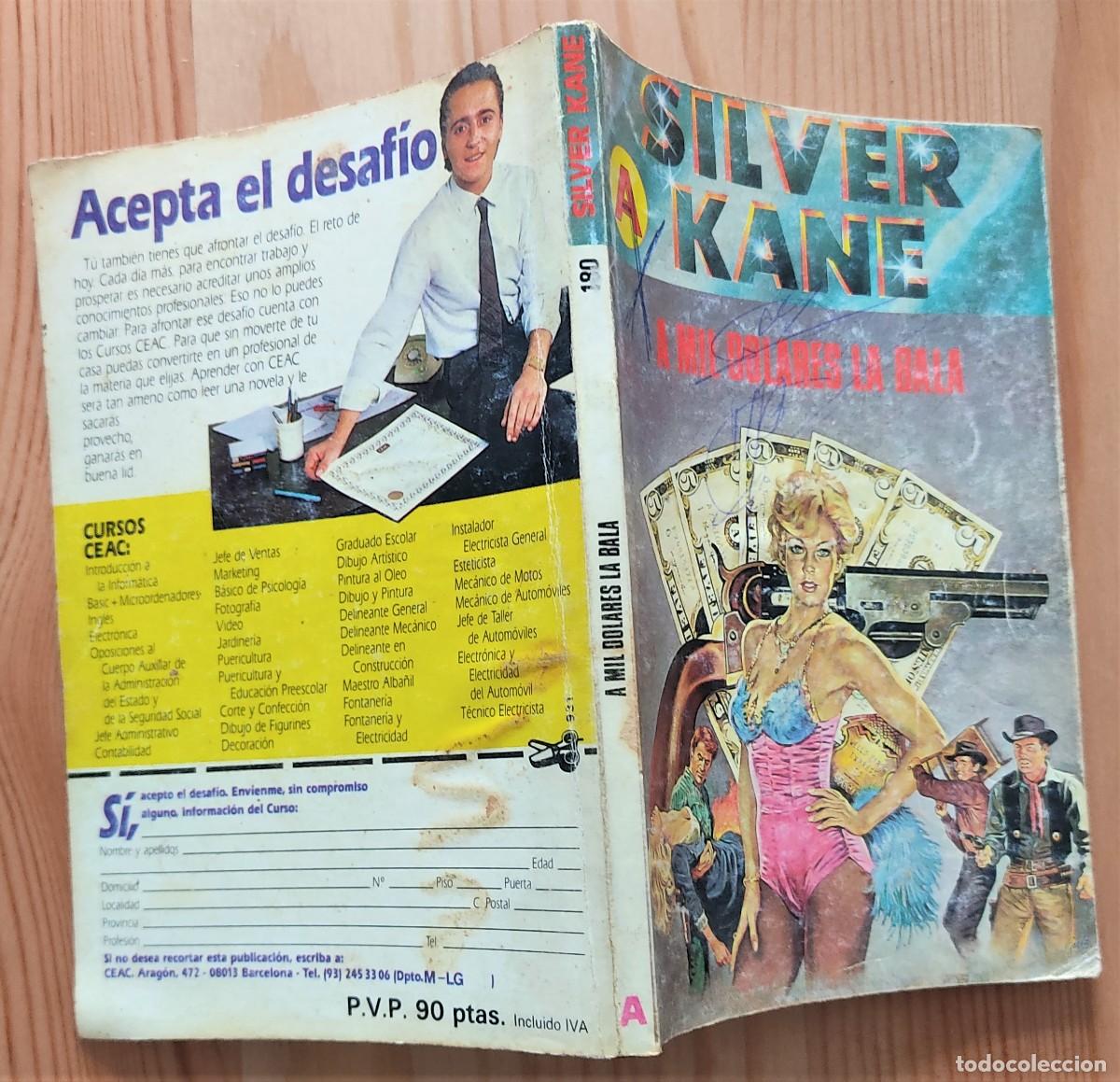 C&oacute;mics: SILVER KANE N&ordm; 180 - A MIL DOLARES LA BALA - EDITORIAL ASTRI - Foto 2
