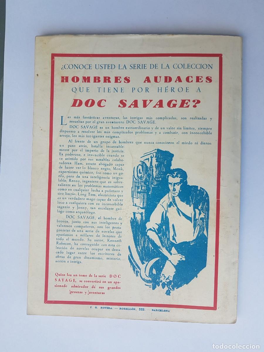 C&oacute;mics: Doc Savage, N&ordm; 40, Agosto 1947, Editorial Molino. - Foto 2