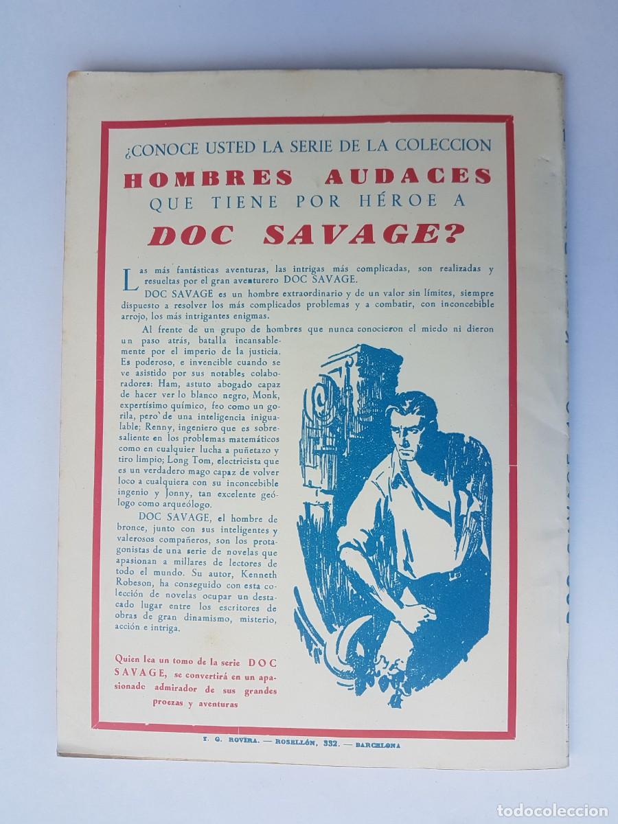 C&oacute;mics: Doc Savage, N&ordm; 40, Agosto 1947, Editorial Molino. - Foto 2