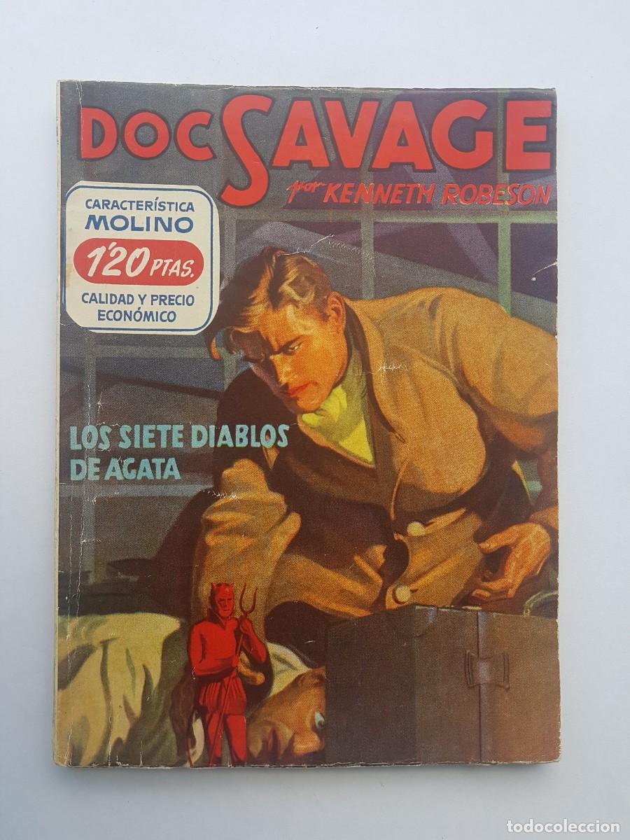 C&oacute;mics: Doc Savage, N&ordm; 37, Abril 1947, Editorial Molino. - Foto 1