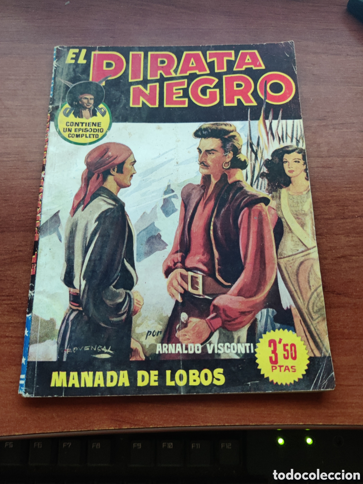 C&oacute;mics: NOVELA EL PIRATA NEGRO MANADA DE LOBOS N&Uacute;MERO 70 - Foto 1