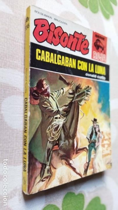 C&oacute;mics: BISONTE SERIE ROJA OESTE - DONALD CURTIS - CABALGABAN CON LA LUNA - BIEN CONSERVADA - Foto 3