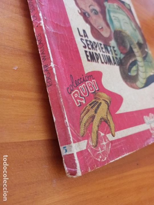 C&oacute;mics: COLECCION RUBI N&ordm; 5 - LA SERPIENTE EMPLUMADA - EDGAR WALLACE - EDITORIAL GEMAS (M2) - Foto 4