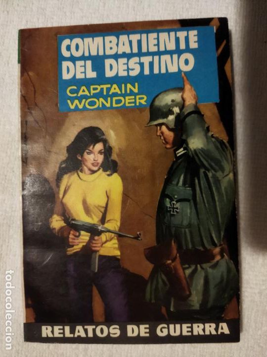 C&oacute;mics: NOVELA RELATOS DE GUERRA N&ordm; 137 - CAPTAIN WONDER - COMBATIENTE DEL DESTINO - 1960 EDI. TORAY