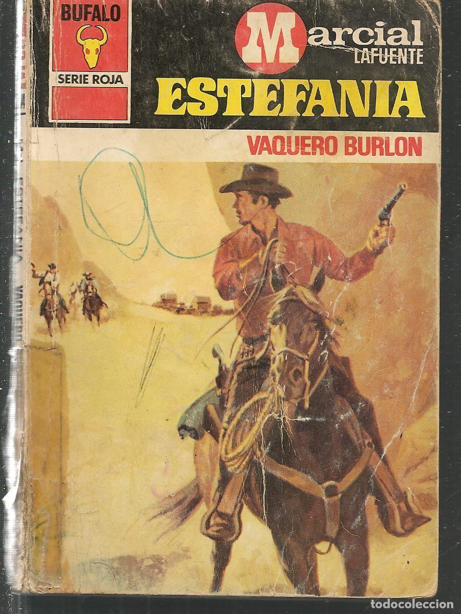 Comics : BOLSILIBRO BRUGUERA. BUFALO ROJA.N&ordm; 1384. VAQUERO BURL&Oacute;N. MARCIAL LAFUENTE ESTEFIA.(ST/C71)
