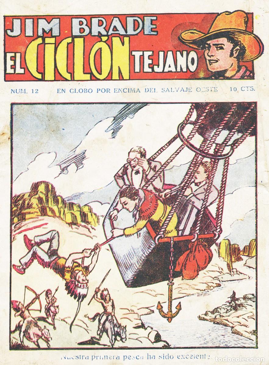 Fumetti: JIM BRADE &rdquo;EL CICL&Oacute;N TEJANO&rdquo; N&ordm; 12