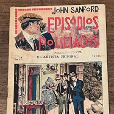 Cómics: JOHN SANFORD - EPISODIOS POLICIACOS. Nº20