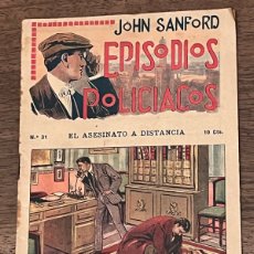 Cómics: JOHN SANFORD - EPISODIOS POLICIACOS. Nº31