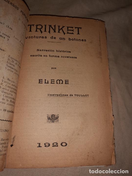 C&oacute;mics: TRINKET&middot;AVENTURAS DE UN BOTONES - A&Ntilde;O 1920 - COMPLETO. - Foto 3
