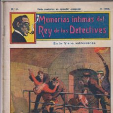 Cómics: MEMORIAS ÍNTIMAS DEL REY DE LOS DETECTIVES Nº 45. F. GRANADA Y CA.. Lote 400903164