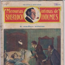 Cómics: ”MEMORIAS ÍNTIMAS DE SHERLOCK HOLMES Nº 46. EL ””CHAUFFEUR”” MISTERIOSO”. Lote 400903189