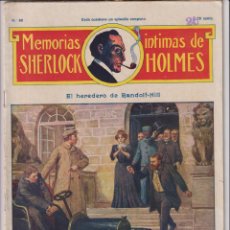 Cómics: MEMORIAS ÍNTIMAS DE SHERLOCK HOLMES Nº 66. EL HEREDERO DE RANDON HILL. Lote 400903209