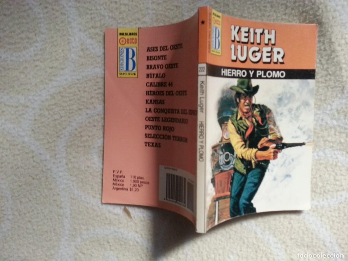 C&oacute;mics: HIERRO Y PLOMO - KEITH LUGER, - ASES DEL OESTE 222 ED. B - Foto 1