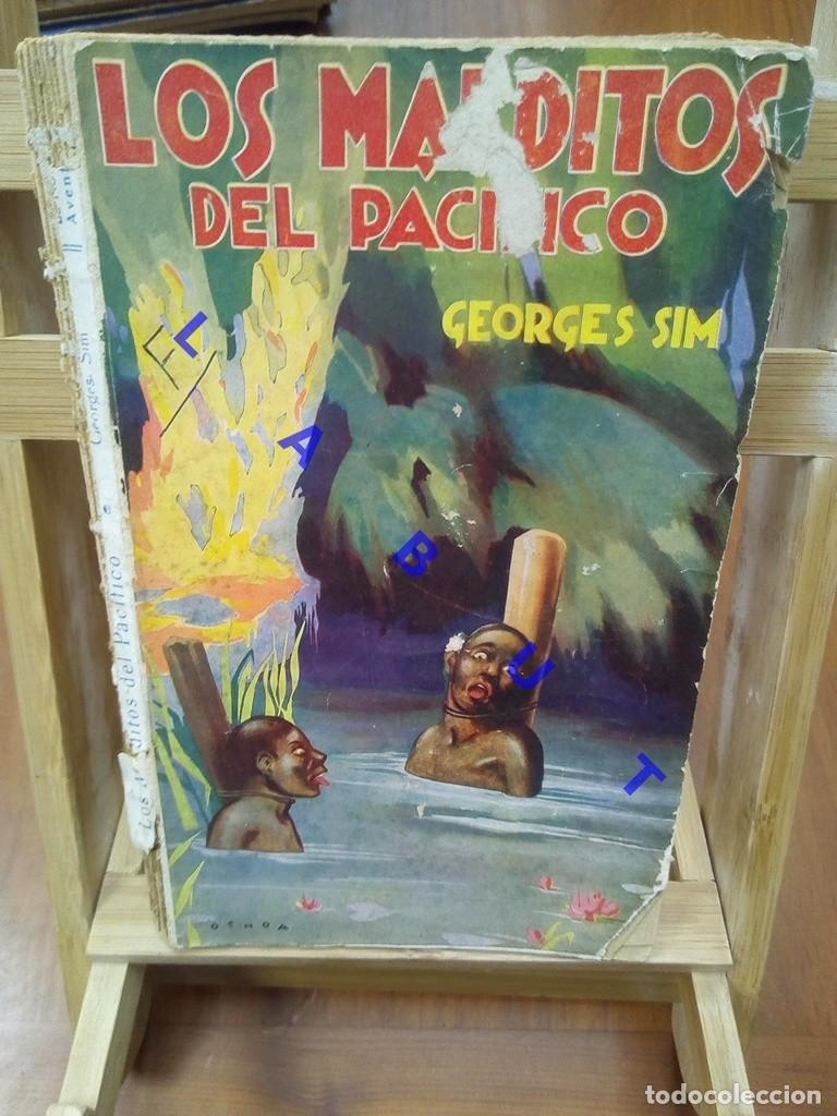 Comics: LOS MALDITOS DEL PACIFICO GEORGES SIM ORBIS 47 OCHOA LA NOVELA DE AVENTURAS PULP W3