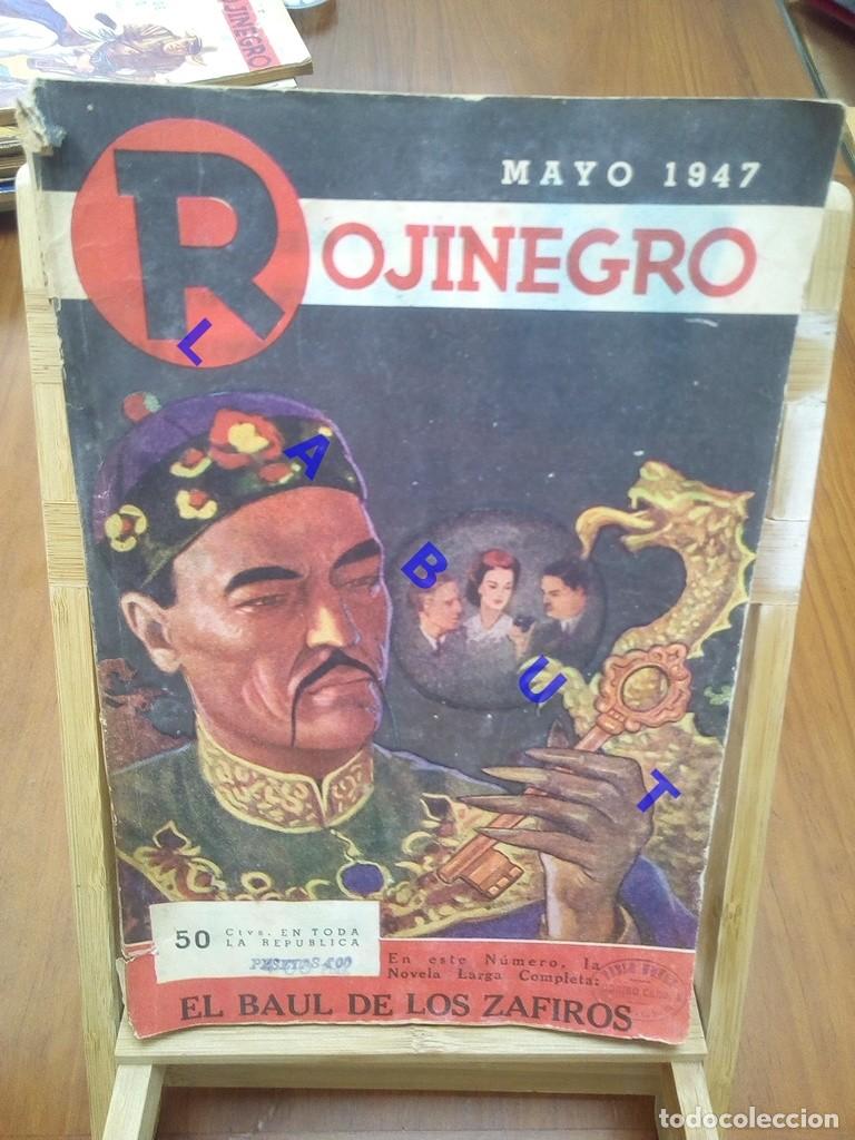 Comics: ROJINEGRO MAYO 1947 137 EL BAUL DE LOS ZAFIROS PULP W3