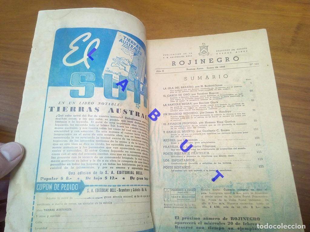 C&oacute;mics: ROJINEGRO ENERO 1946 LA ISLA DEL PARAISO 121 PULP W3 - Foto 3