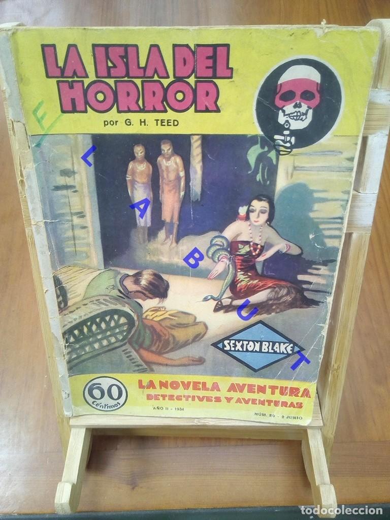 C&oacute;mics: SEXTON BLAKE LA ISLA DEL TERROR 29 1934 PULP W3 - Foto 1