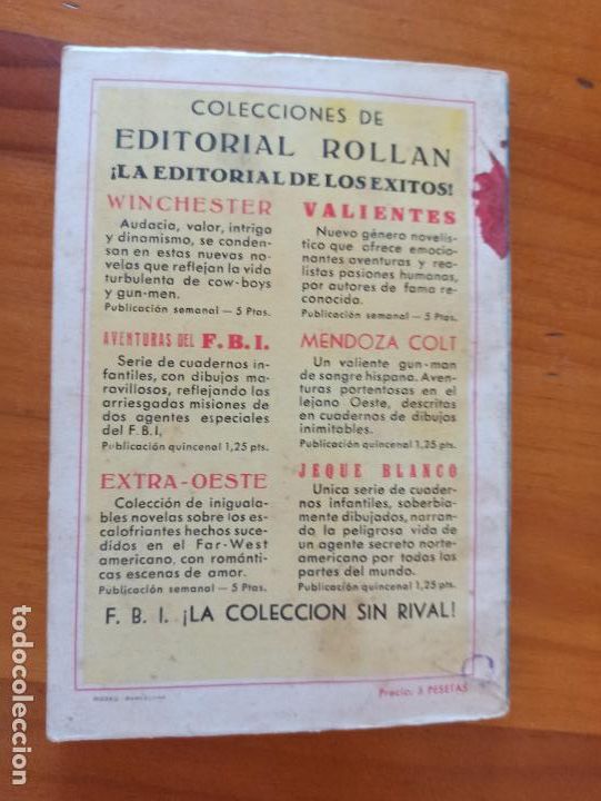 C&oacute;mics: FBI N&ordm; 341 - LA BESTIA - O.C. TAVIN - ROLLAN (FA) - Foto 3