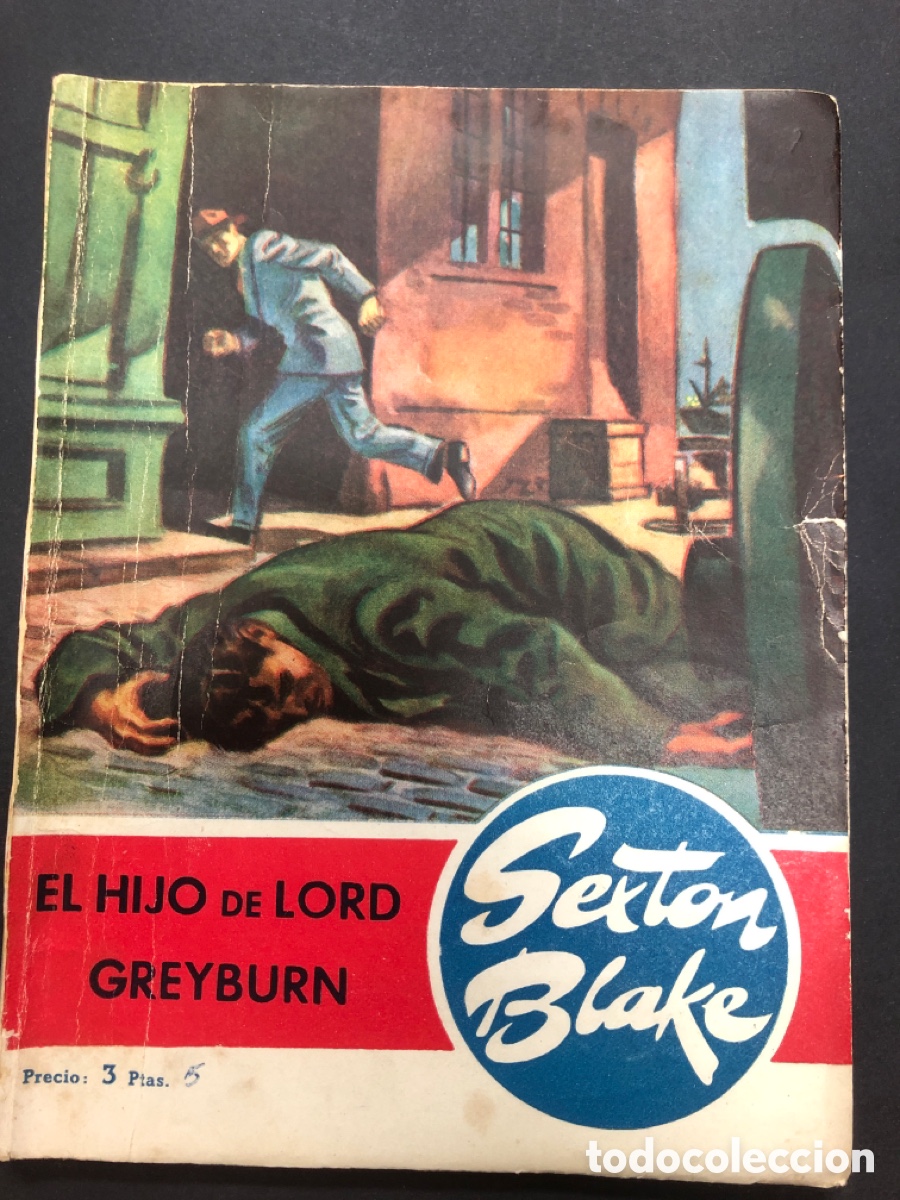 C&oacute;mics: NOVELA SEXTON BLAKE N&ordm; 5 EL HIJO DE LORD GREYBURN EDITORIAL HYMSA - Foto 1