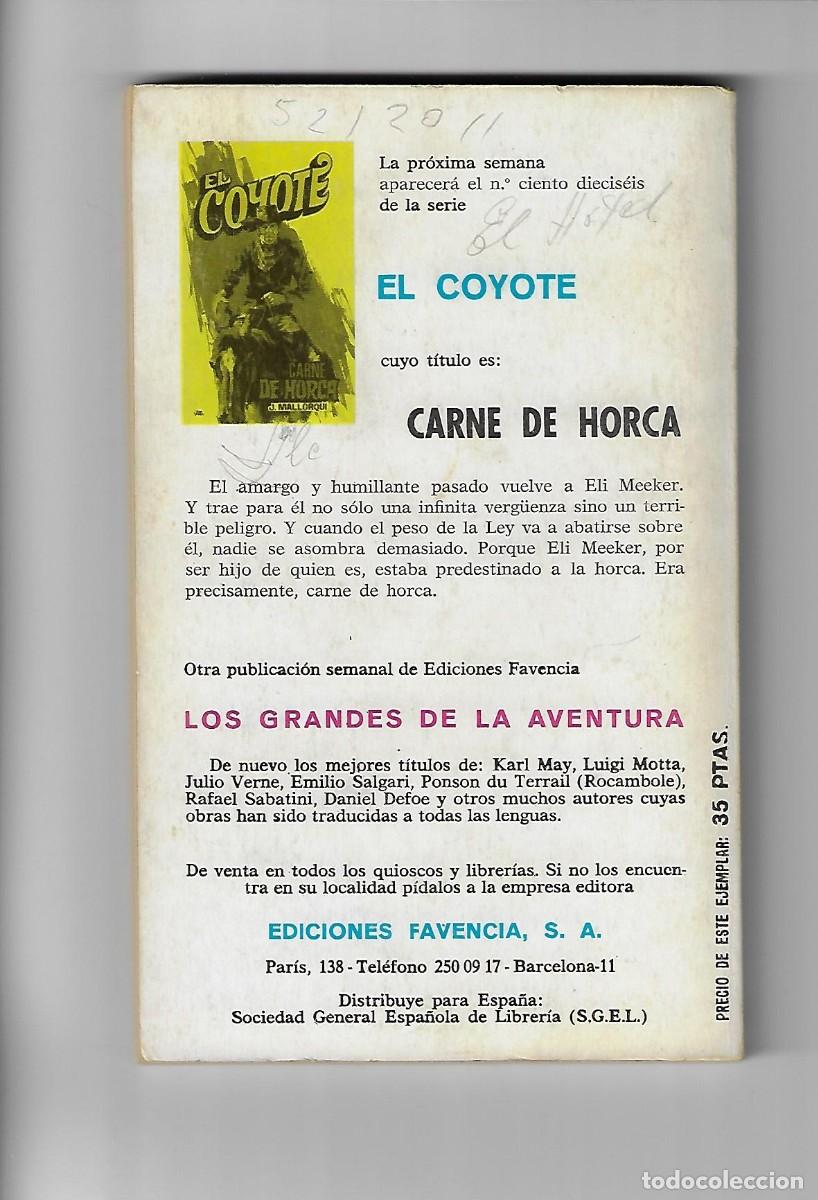 C&oacute;mics: Favencia. El coyote. Mallorqui. 115 - Foto 2
