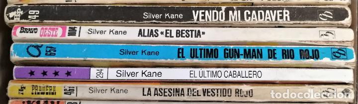 C&oacute;mics: Vendo mi cad&aacute;ver, Silver Kane, pulp oeste, H&eacute;roes de la Pradera num. 49, 1970 - CLC - Foto 2