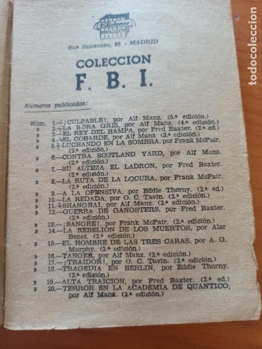 C&oacute;mics: FBI N&ordm; 60 - S.O.S. - LEWIS HAROC - ROLLAN (193) - Foto 4