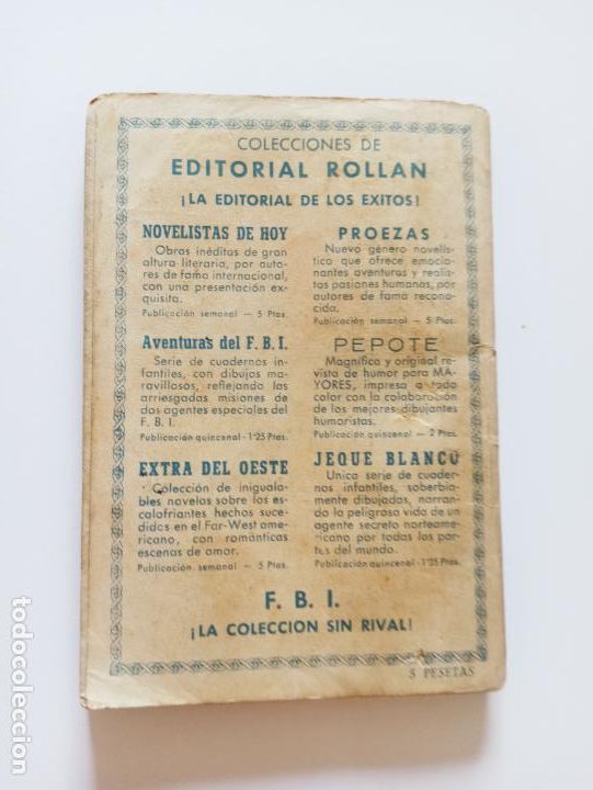 C&oacute;mics: FBI N&ordm; 192 - LA PISTA PERDIDA - O.C. TAVIN - ROLLAN (239) - Foto 6